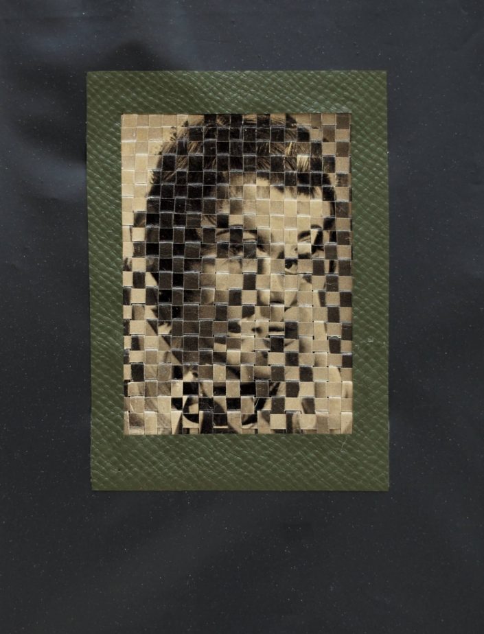 Androgün II. 2019. cuted photos rubbist bag 29 x 22 cm