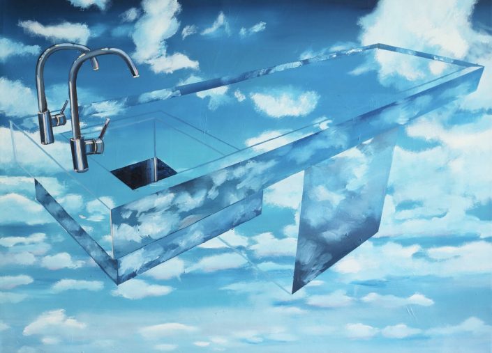 Clouds, 2021., oil on canvas, 90 x 120 cm